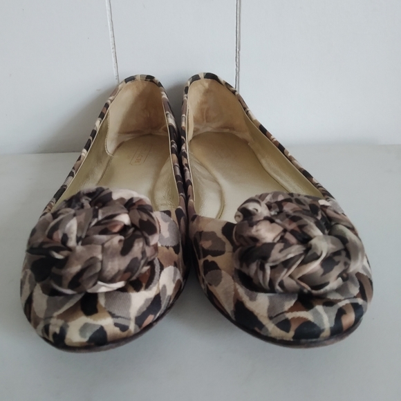 Coach Mimsy Ocelot Ballerina Flats - Picture 7 of 11